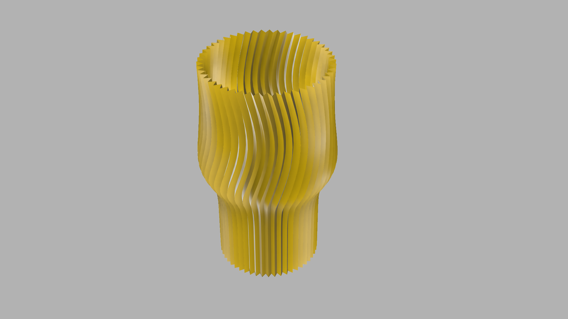 Miniatura 2 do modelo 3D Triangle Vase