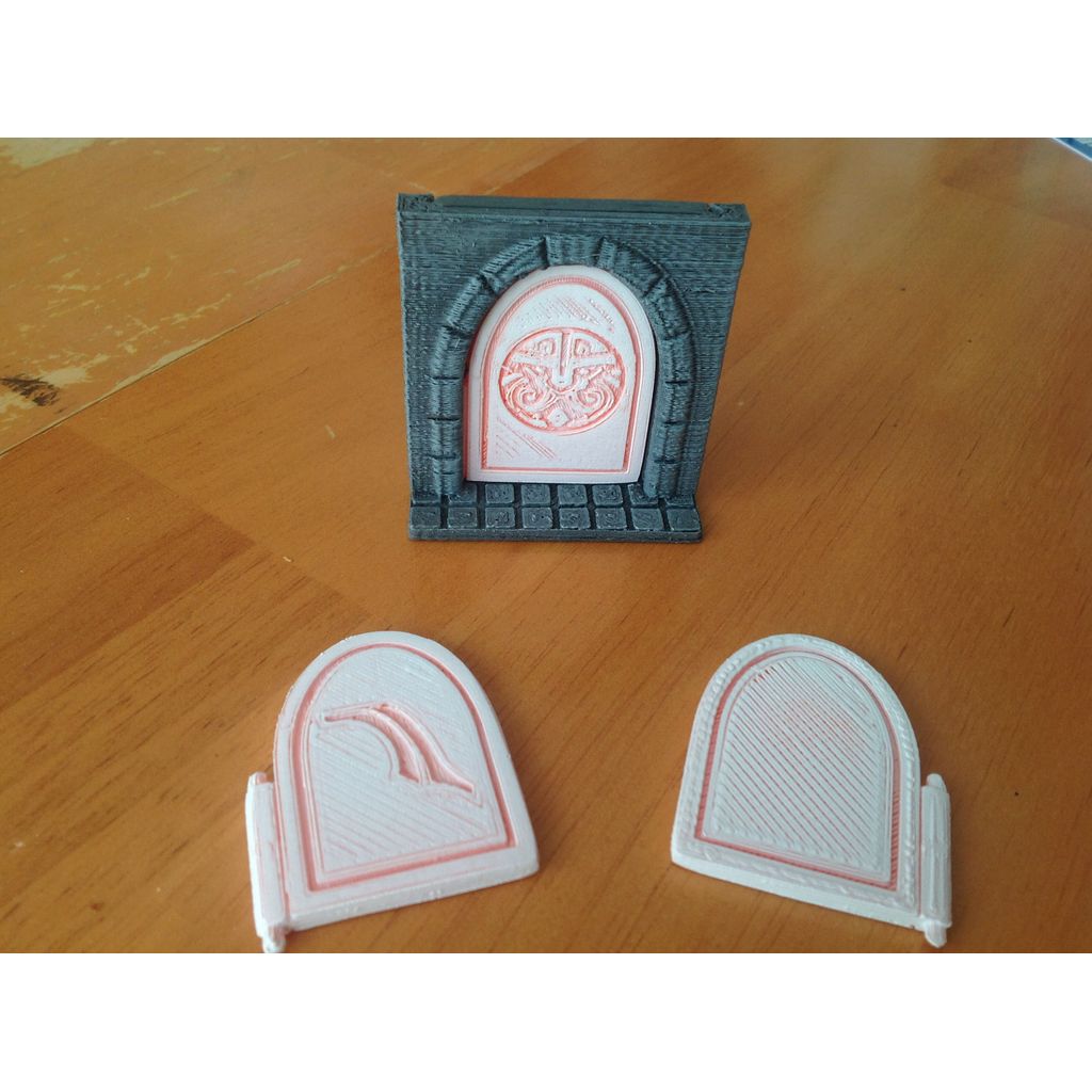 DungeonDoor - Plain/Elven/Dwarven - Miniature Terrain
