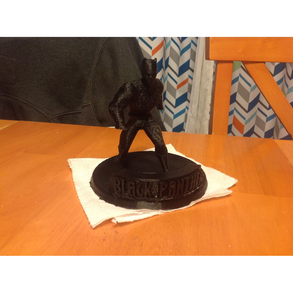 Black Panther with Base - REMIX