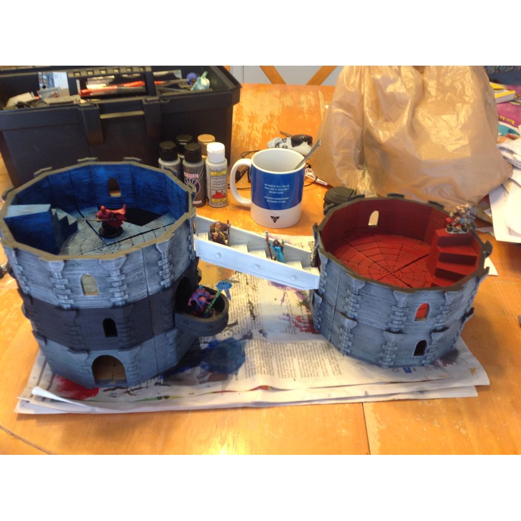 12-Sided Tower Accessory - Bridge Stairs