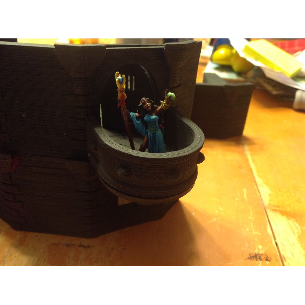 12-Sided Tower Accessory - Balcony — miniatura 2