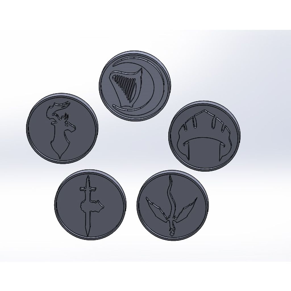 Forgotten Realms Five Factions Stamps - Bigalky Request