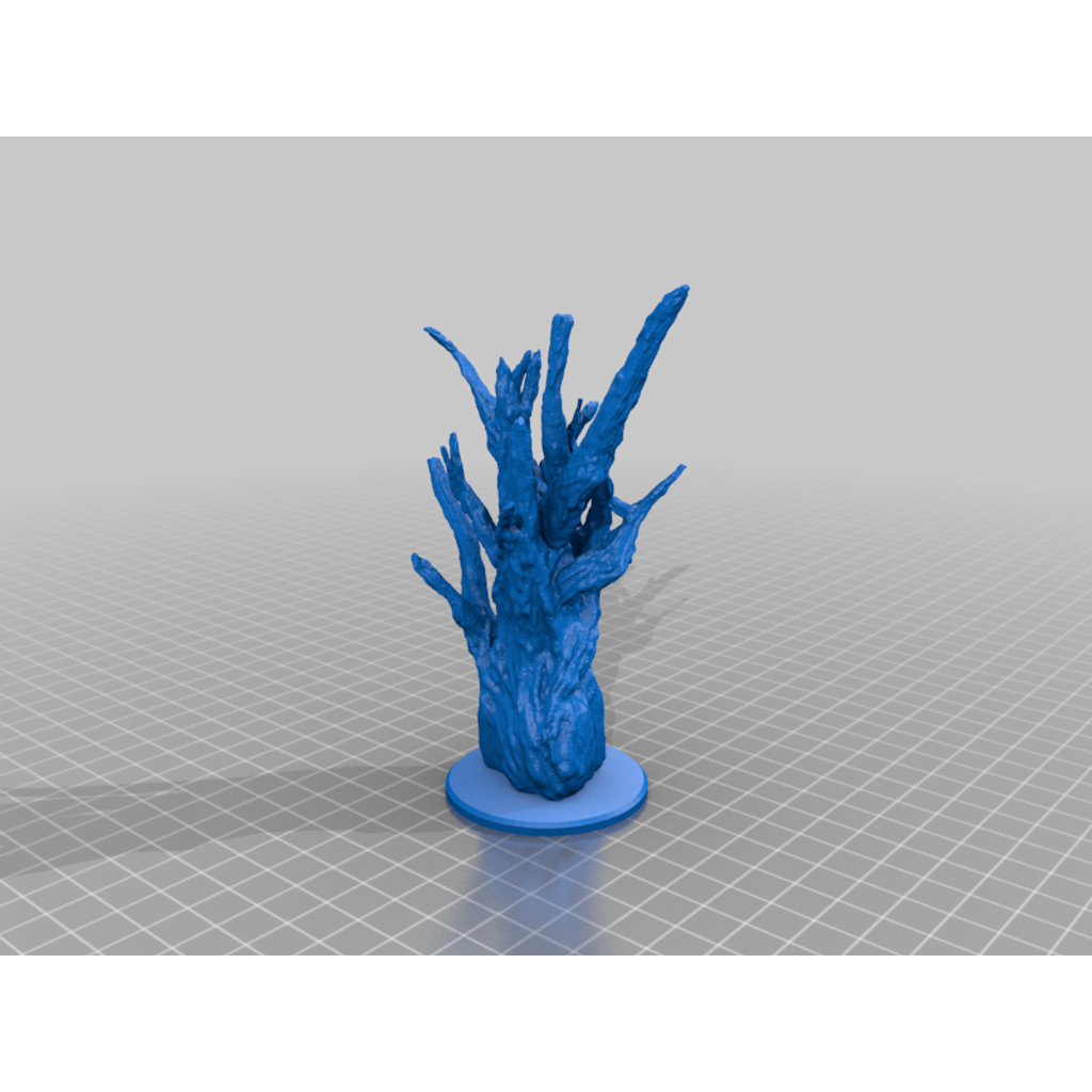High Detail Spooky Tree with Base - REMIX II — miniatura 2