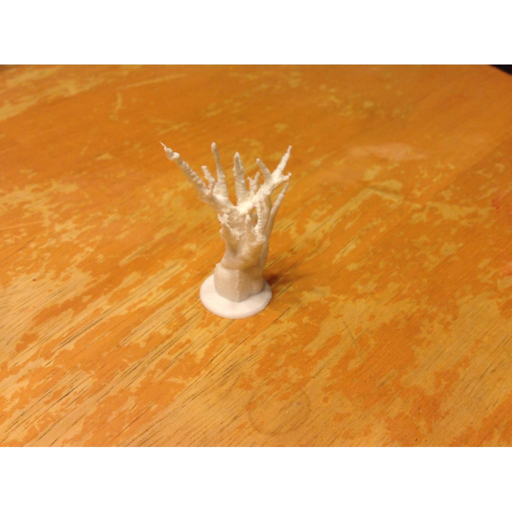 High Detail Spooky Tree with Base - REMIX II