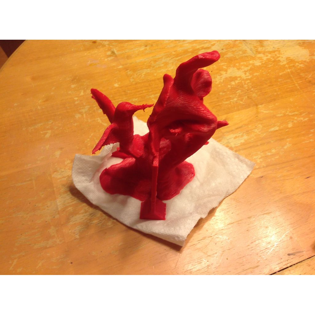 The Hummingbird & Hibiscus w/Supports-REMIX