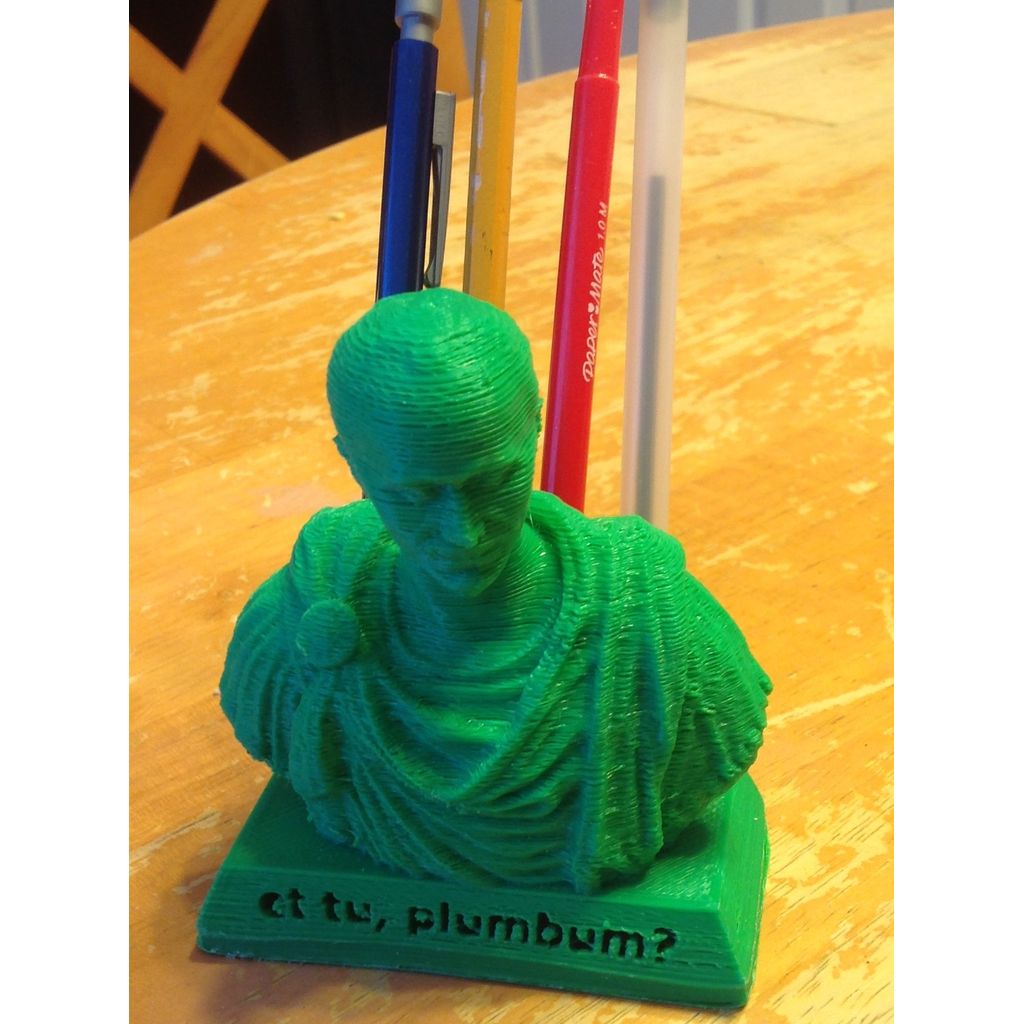 et tu, plumbum? - Julius Caesar Pencil Holder