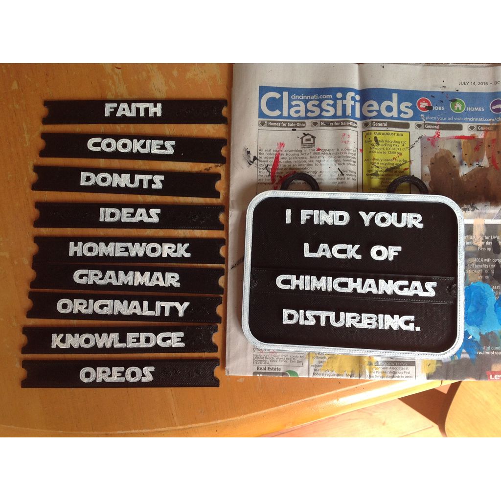 Disturbing.... STAR WARS MAD LIBS DECORATIONS