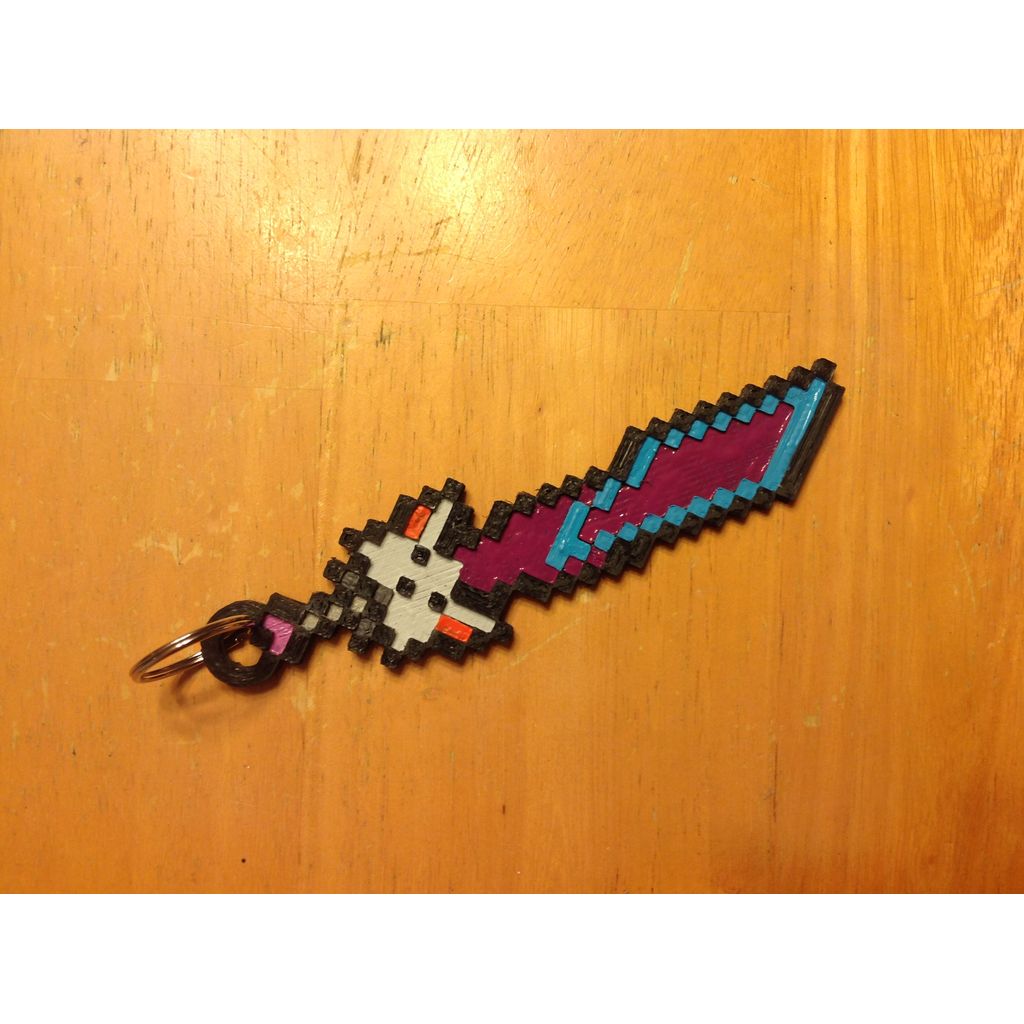 Meowmere Sword - Terraria Keychain/Pendant