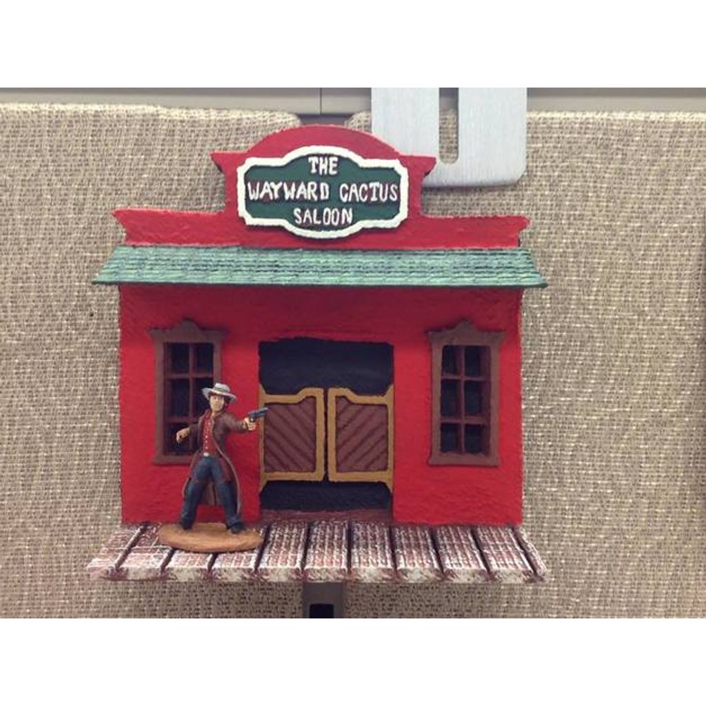 Cubicle Miniature Display - The Wayward Cactus