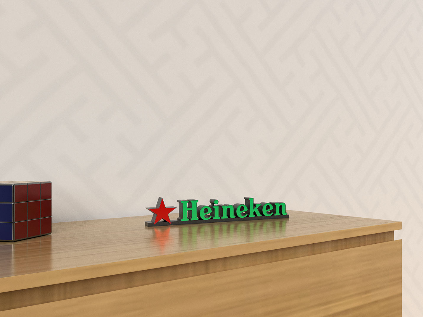 Heineken glowing 3 mm led bar