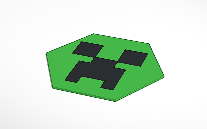 100HEX Project - Minecraft Creeper Face
