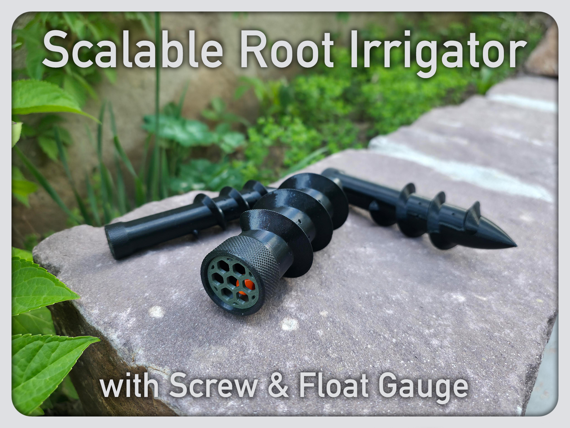 Scalable Root Irrigator with Screw & Float Gauge