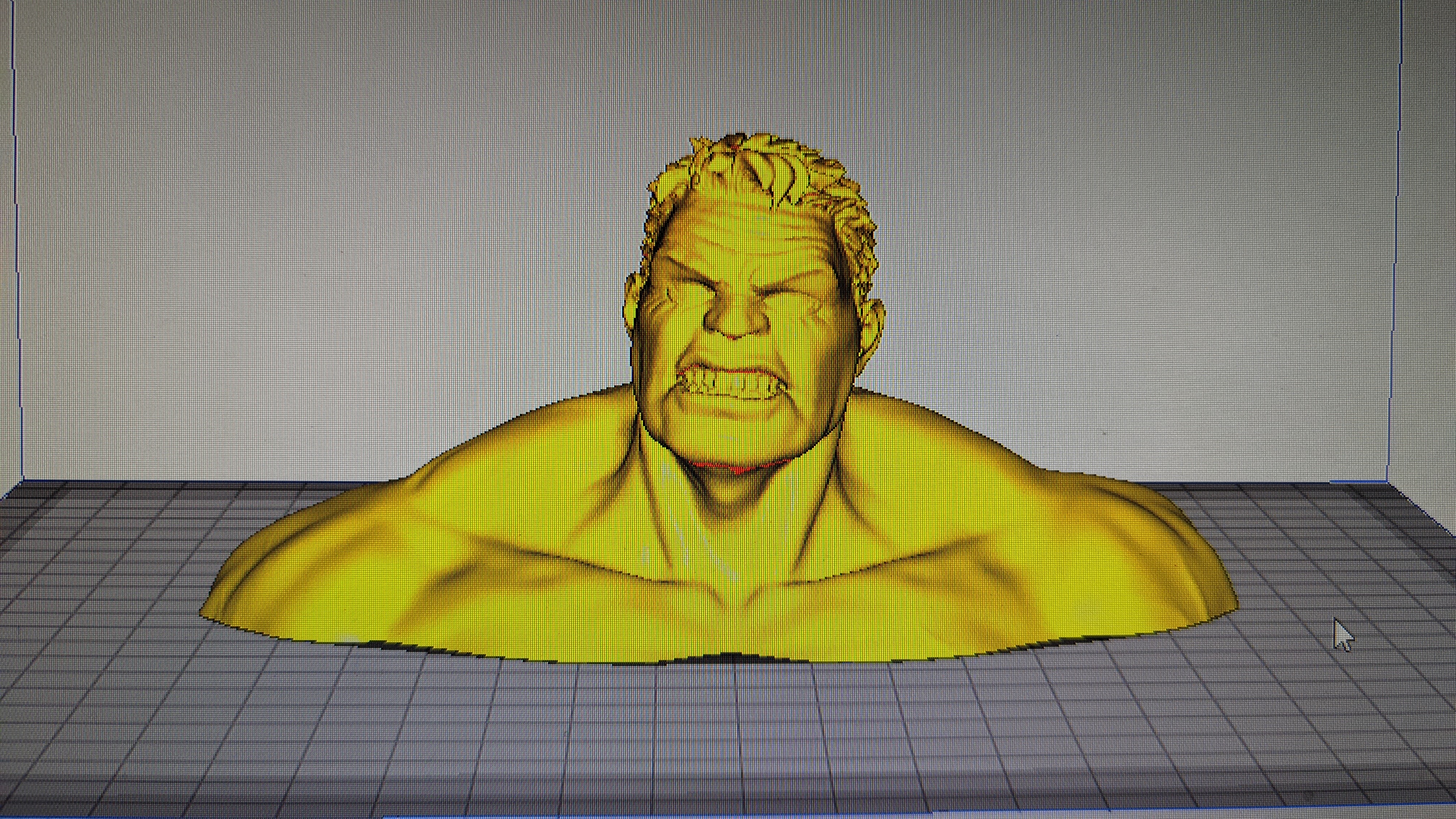 Miniatura 2 do modelo 3D Bust Hulk