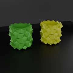Patterned beads