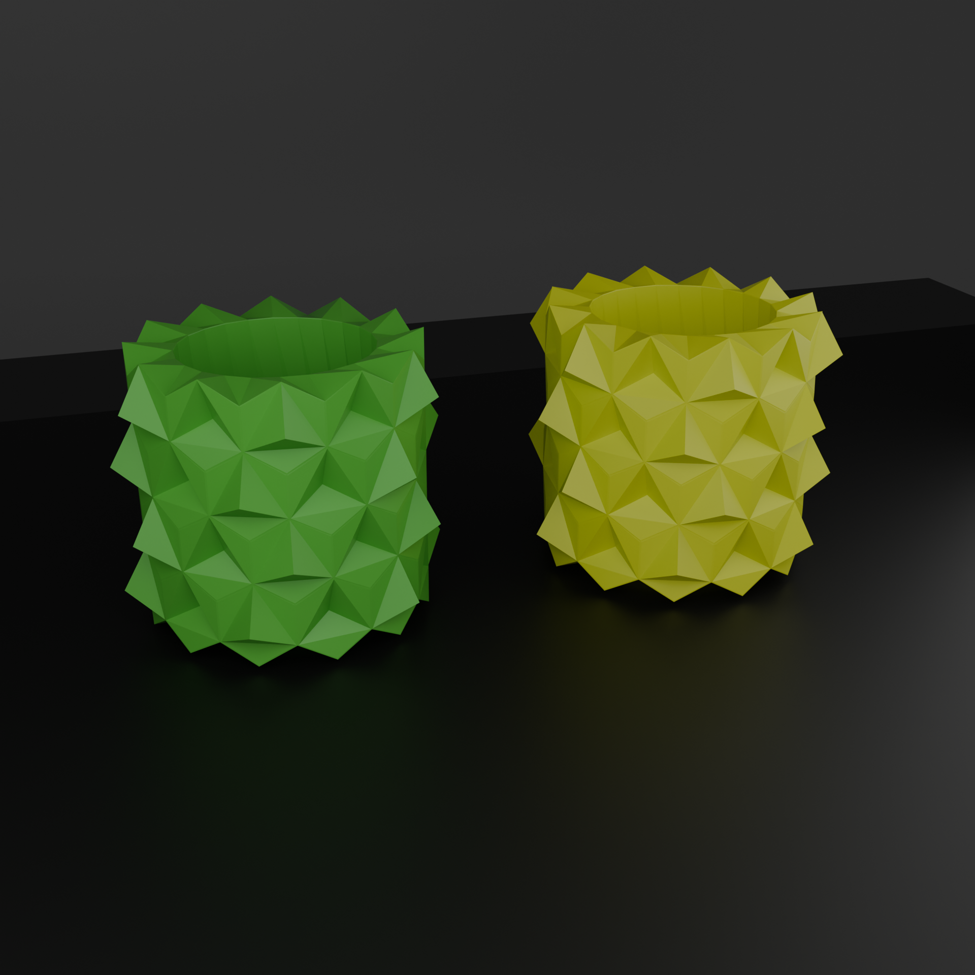 Patterned beads