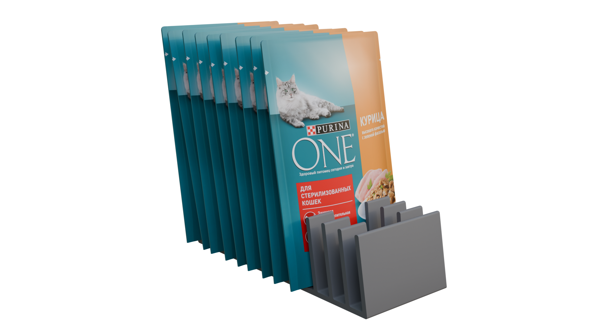 Feed stand for pouch