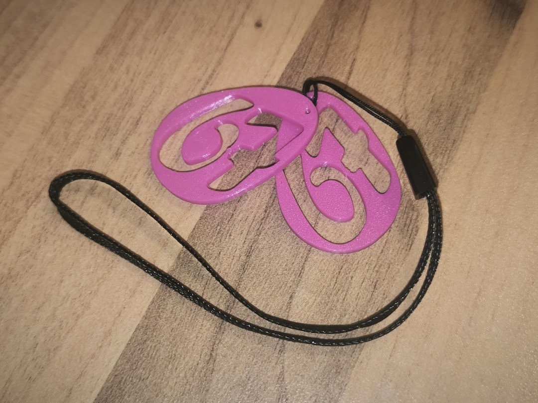 Easter 67 egg keychain