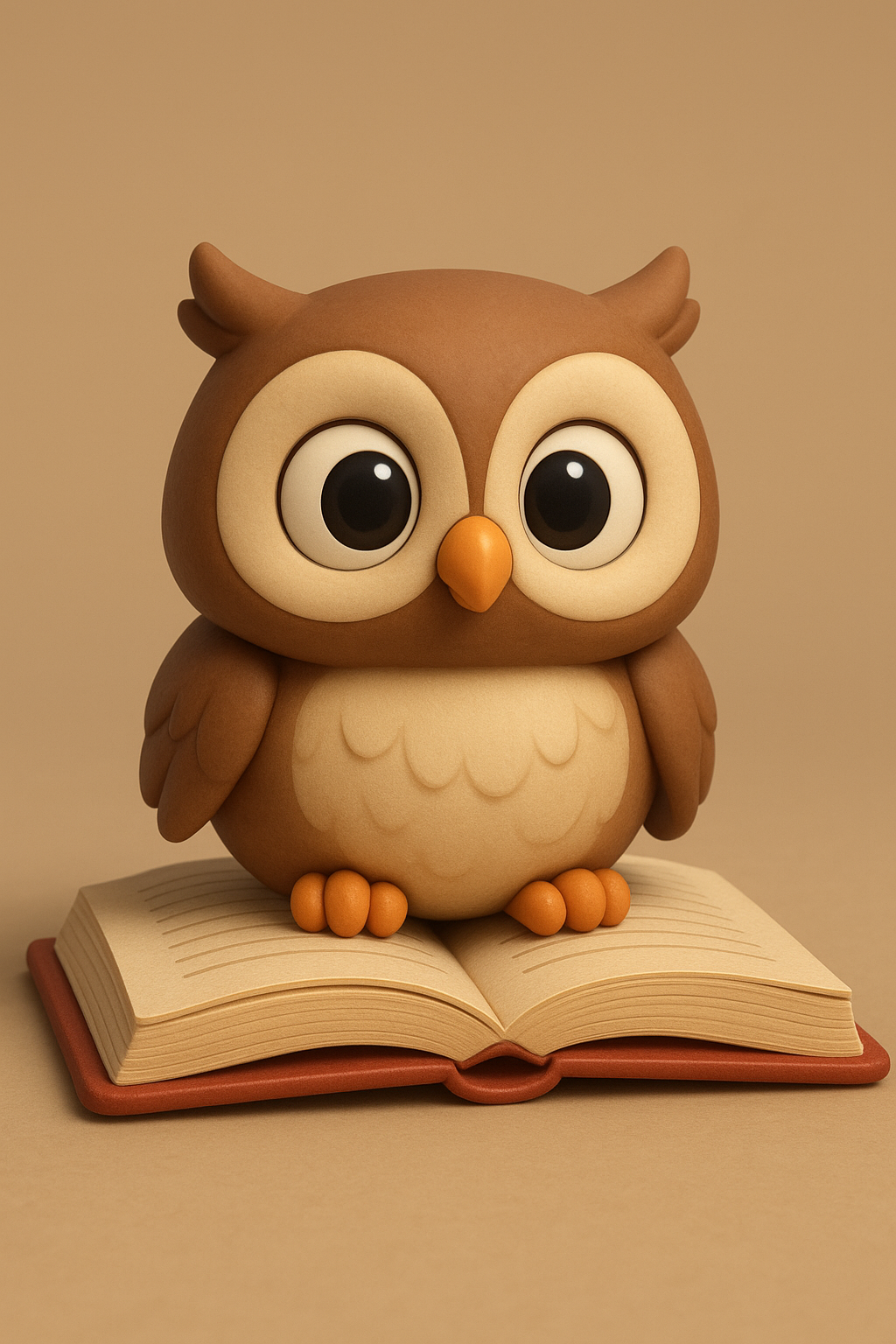 Cute Book Owl
