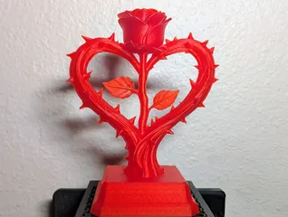 Thorned Heart - Valentines Day Rose Sculpture