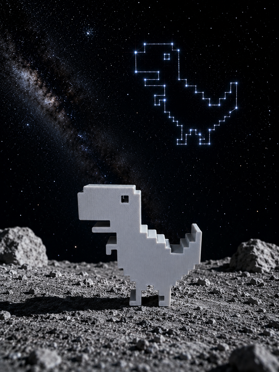 No Internet Dino Trex - 73mm Tall