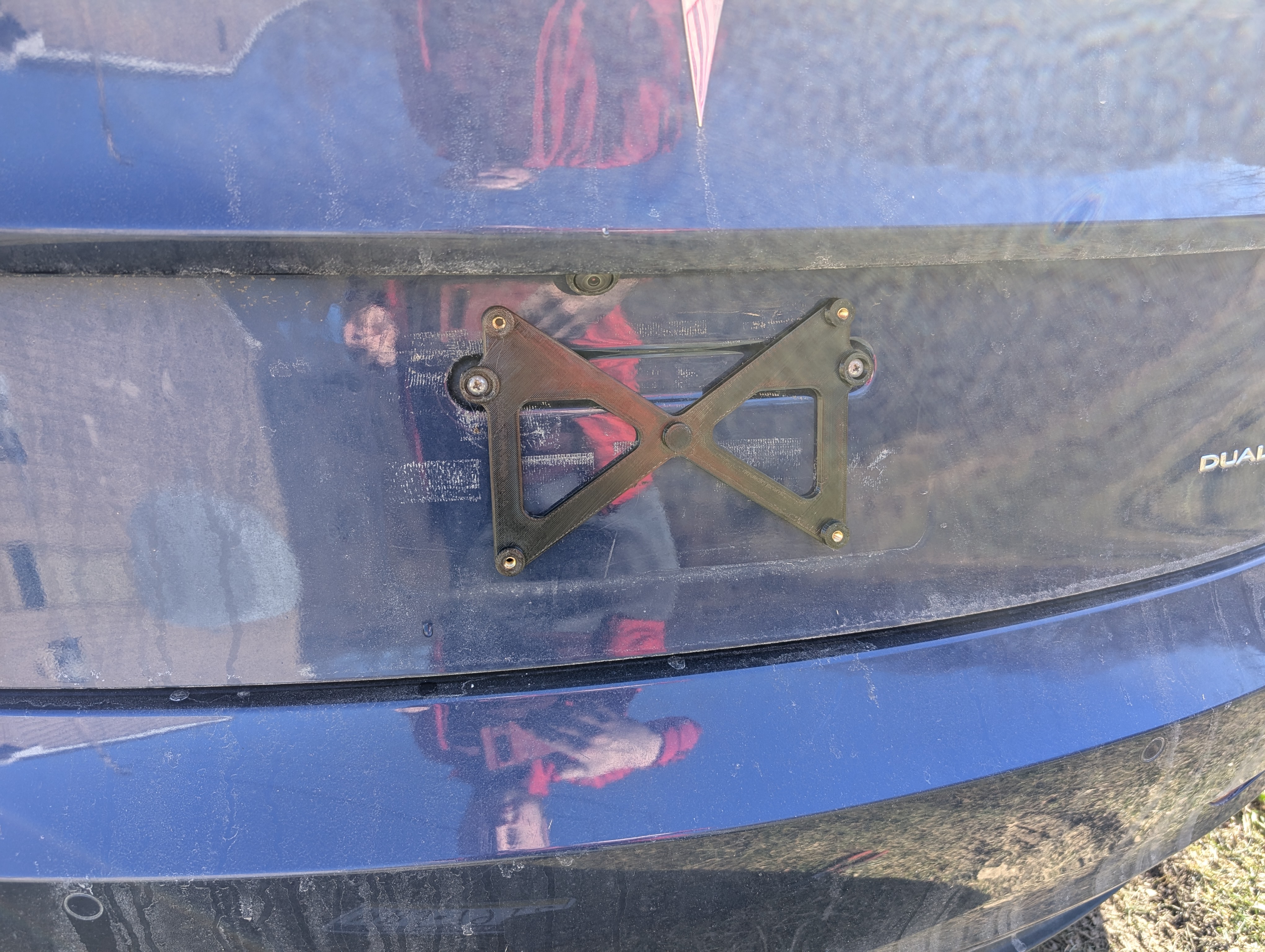 Tesla Model 3 NA/USA Rear License Plate bracket
