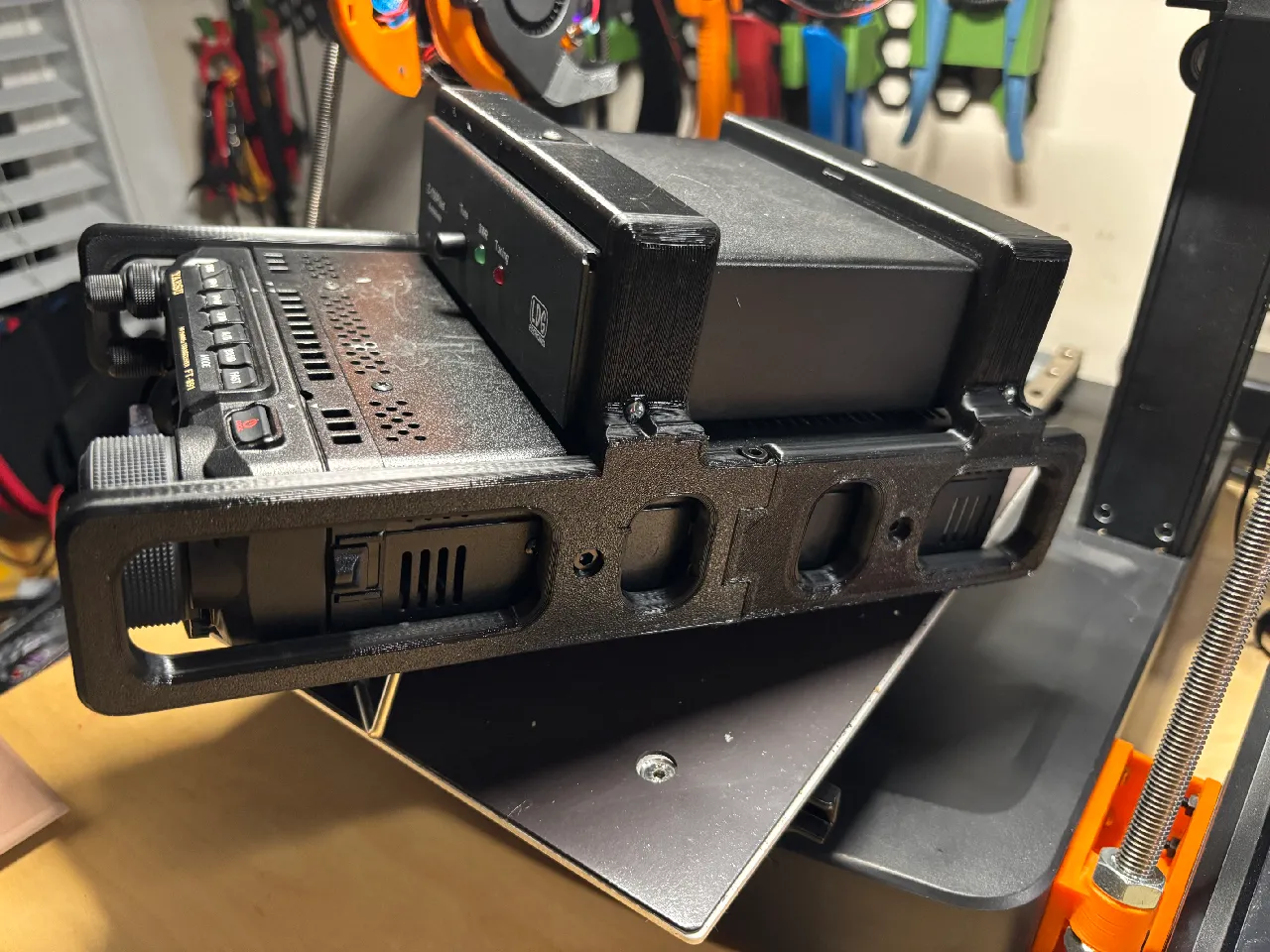 Yaesu FT-891/LDG Z-100 Plus Cradle by Sean P | Download free STL