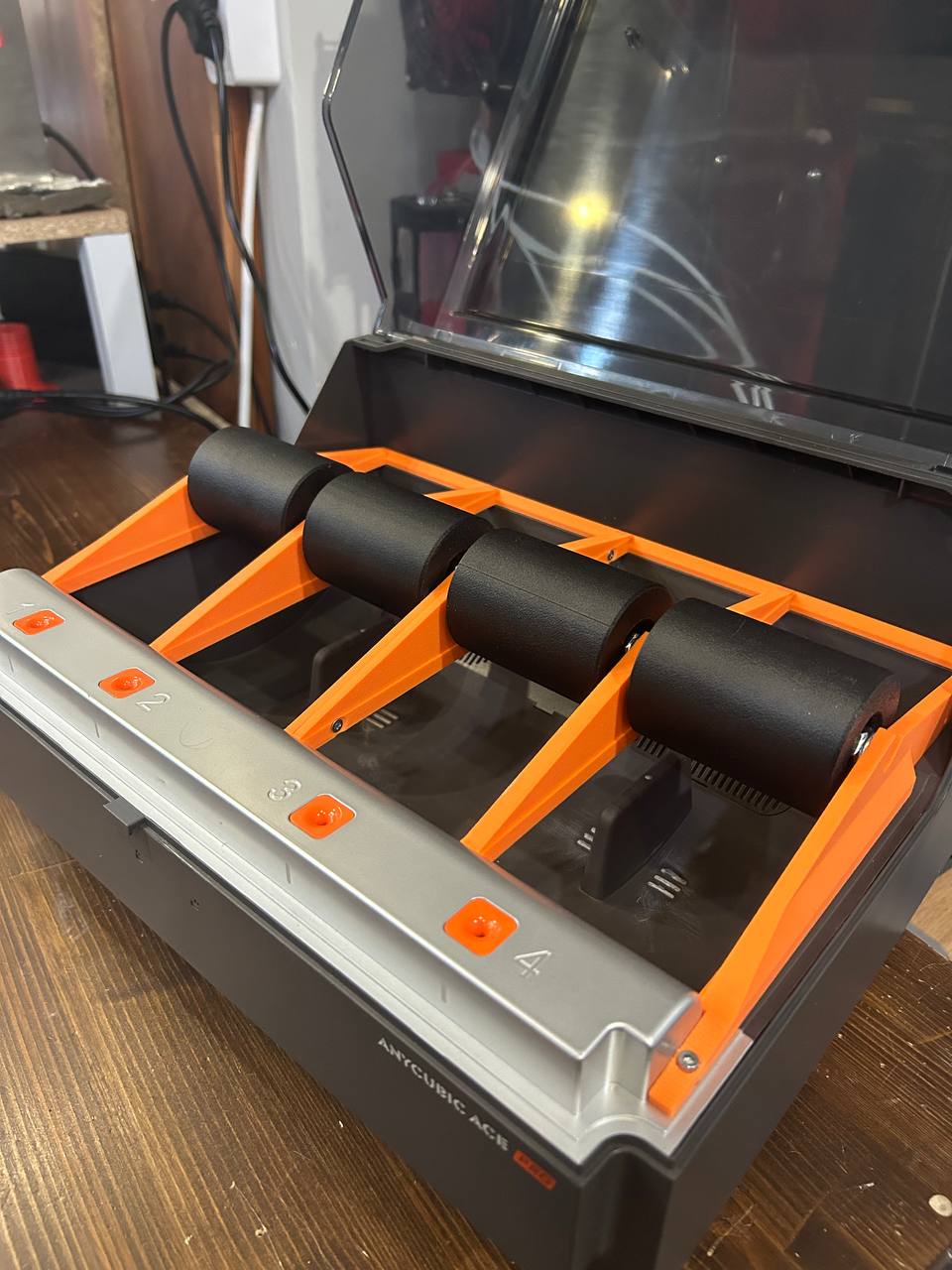 Anycubic Ace PRO mod Spool Holder (Automatic rewinding is working)