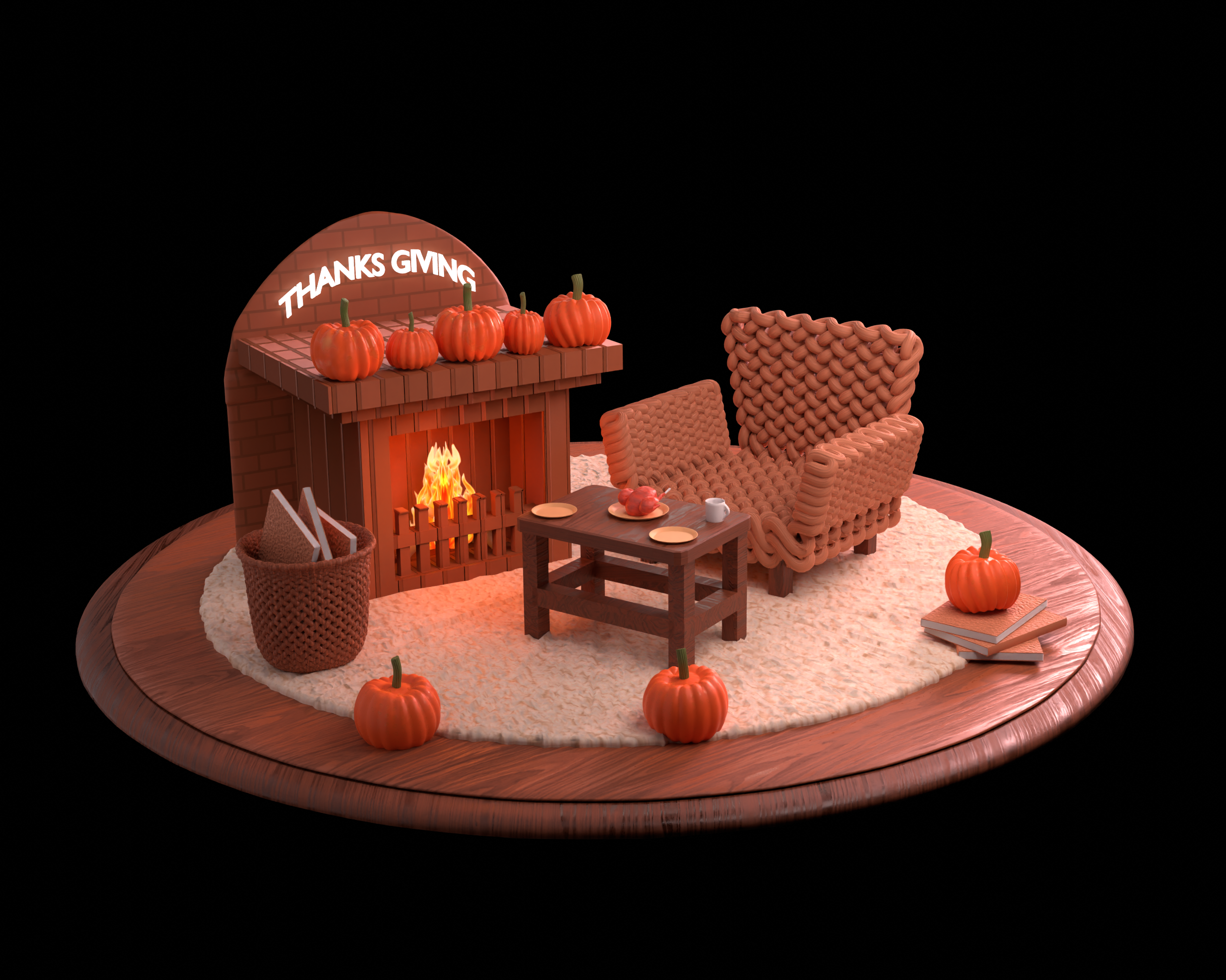 Thanksgiving 3d model
