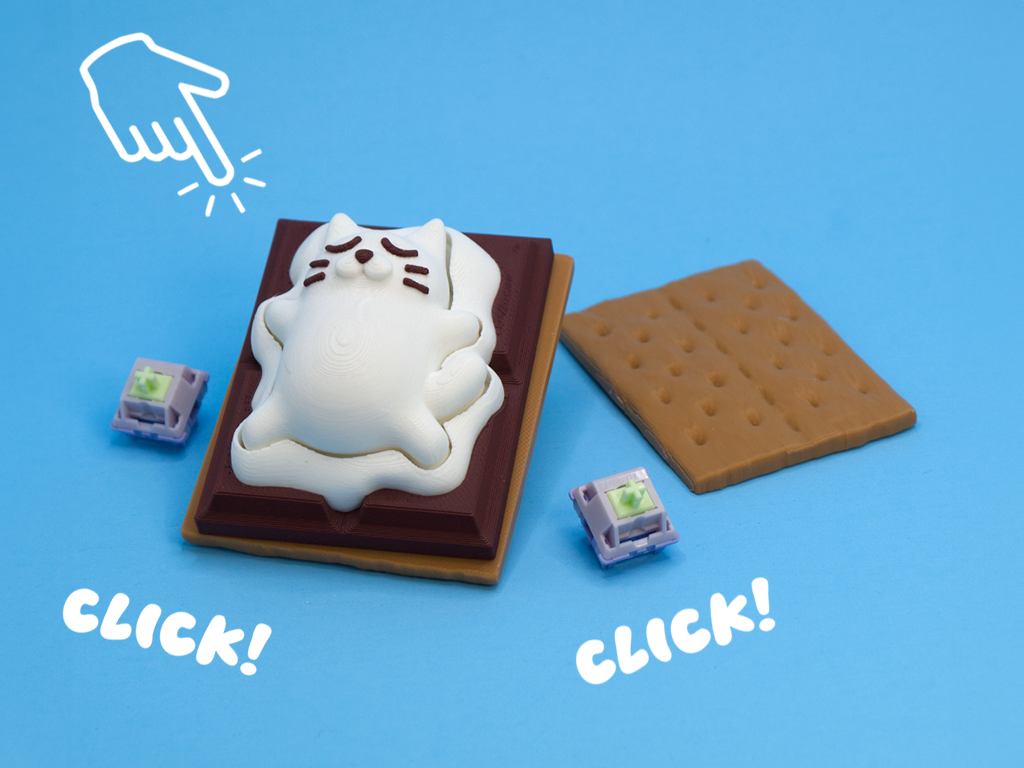 S'mores Melty Cat Fidget Clicker!