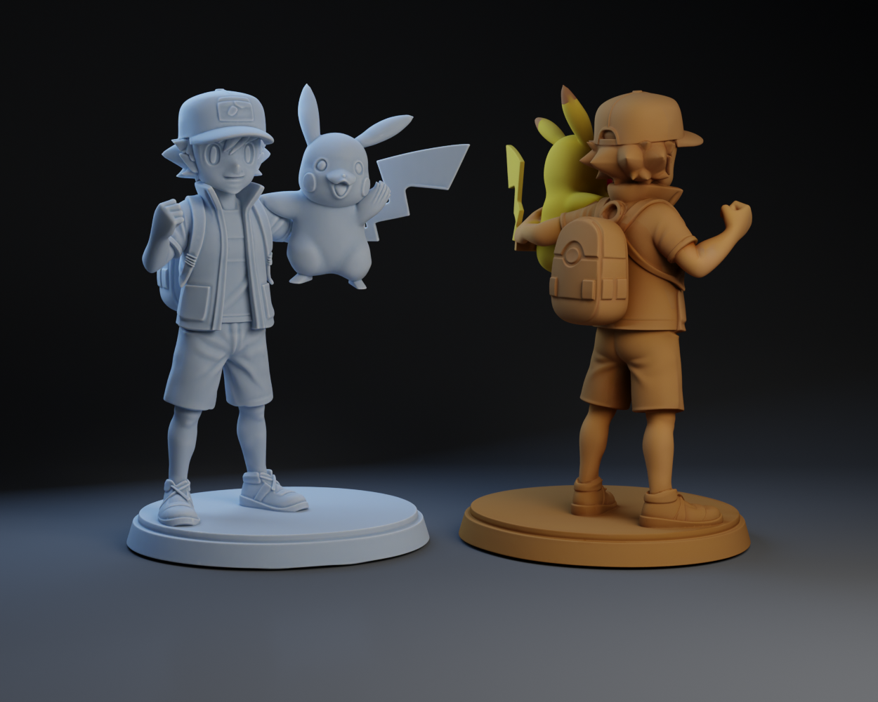 Antigravity Agent Produced 3d Pokémon Figurine.