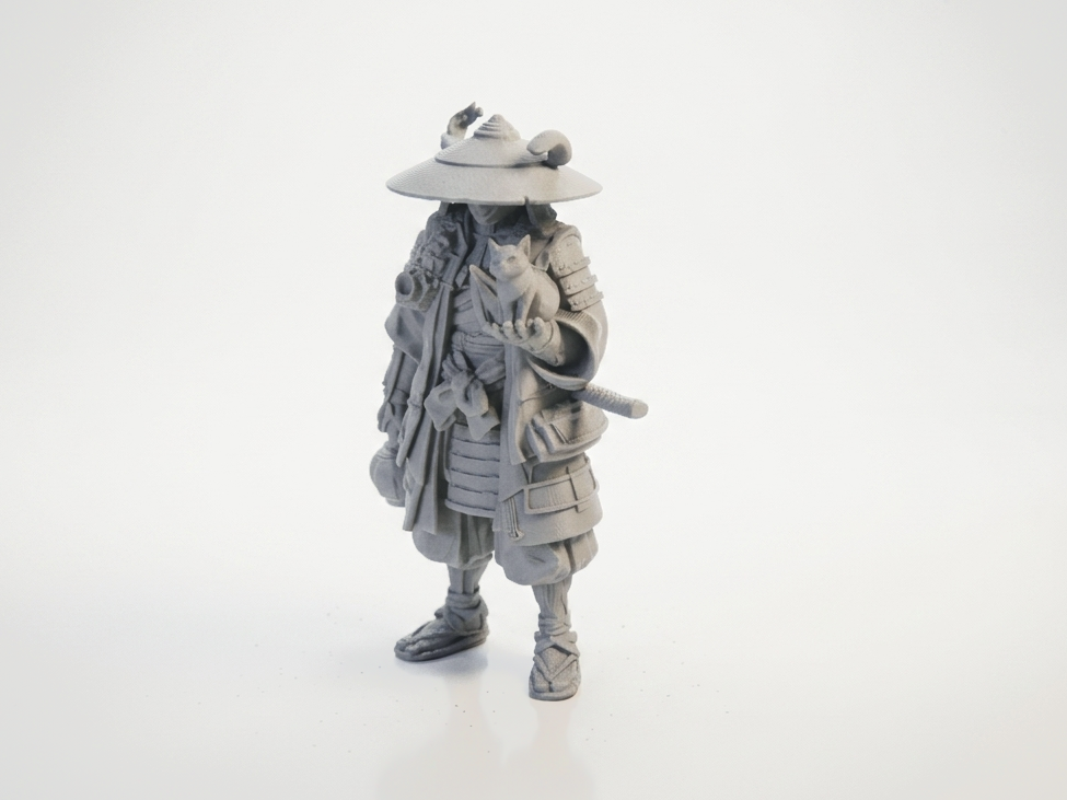 Samurai Warrior Figurine Fantasy 3D Printable