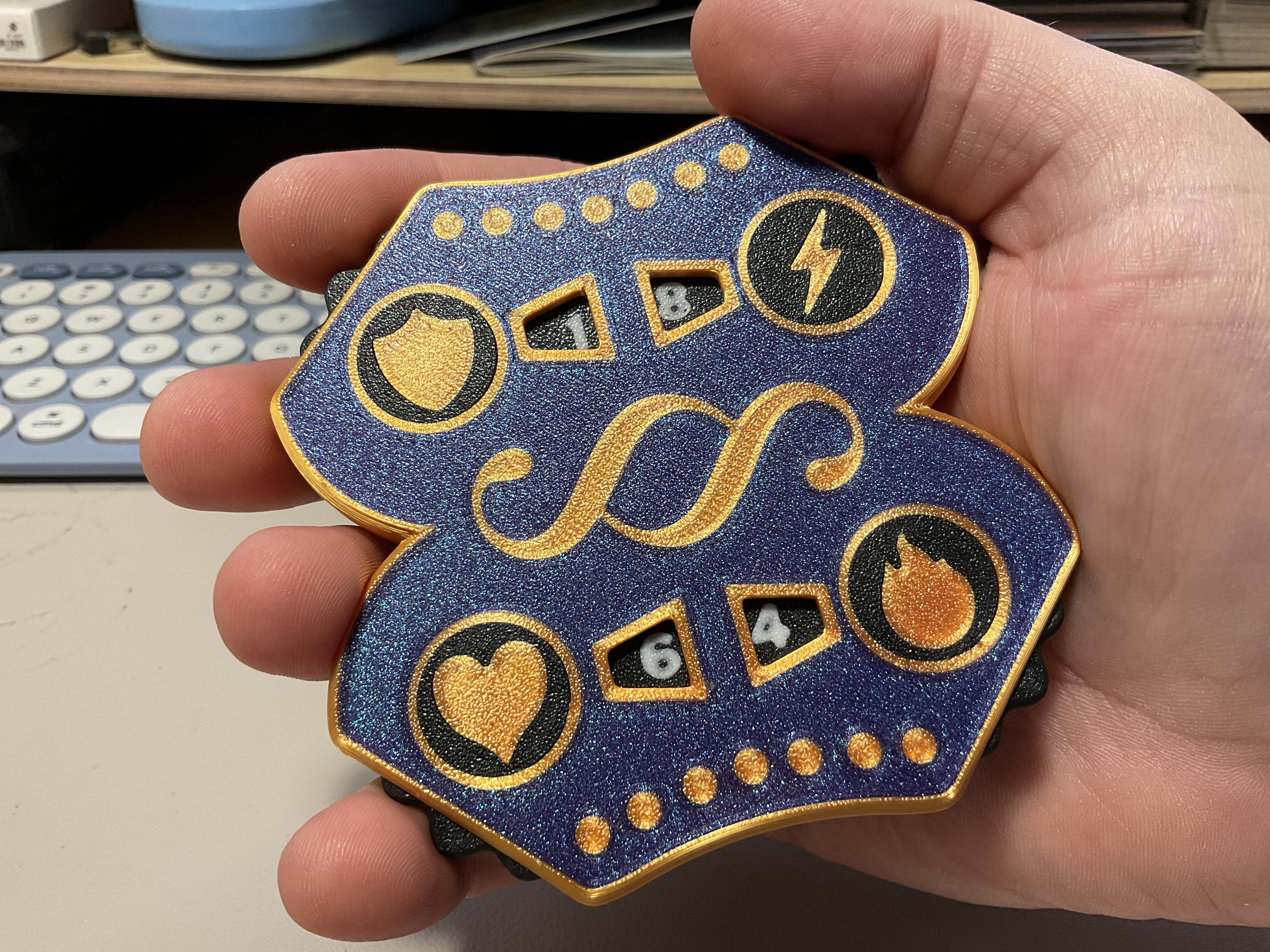 Miniatura 2 do modelo 3D Daggerheart Resource Tracker - Clover