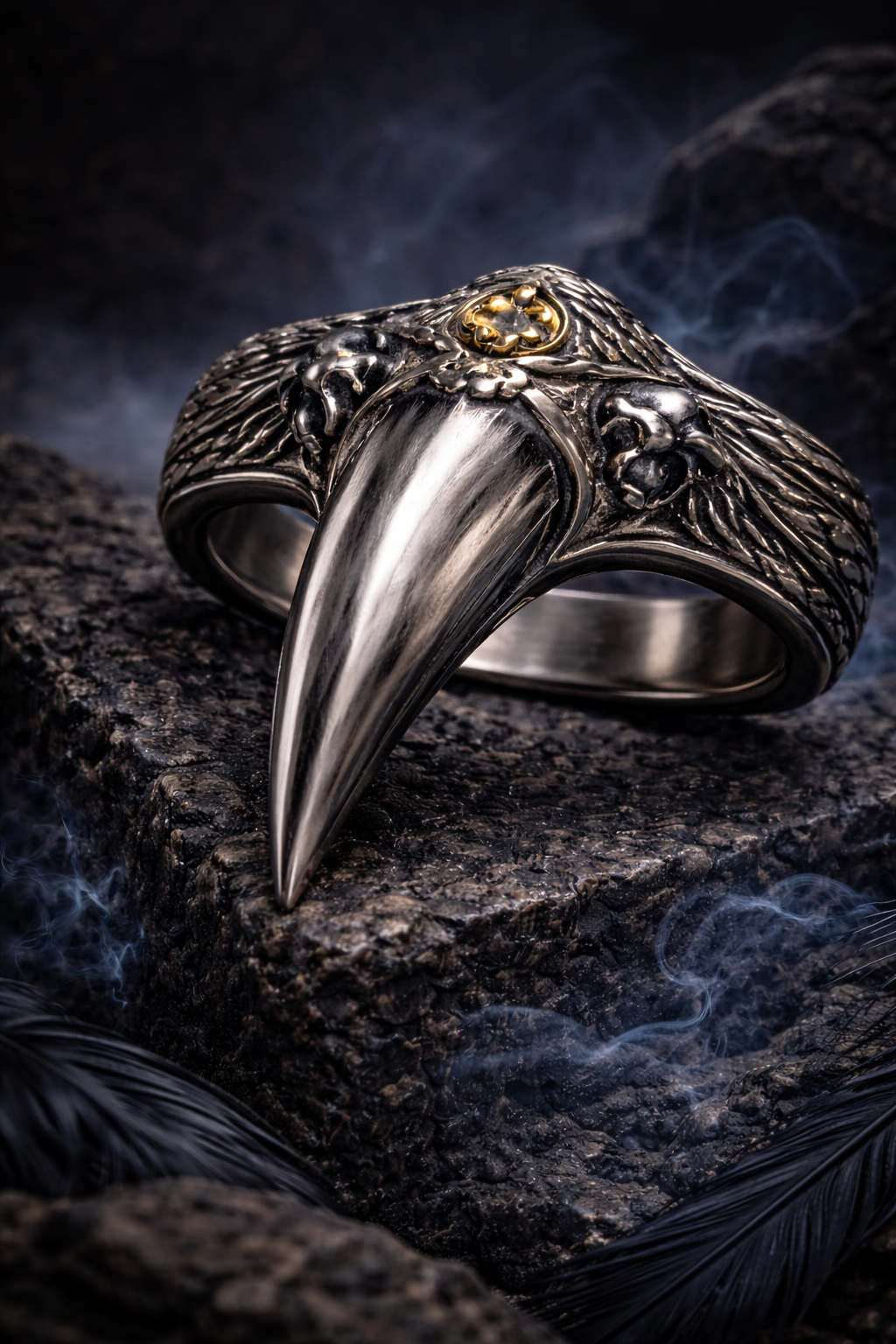 Fantasy Lions Claw Ring