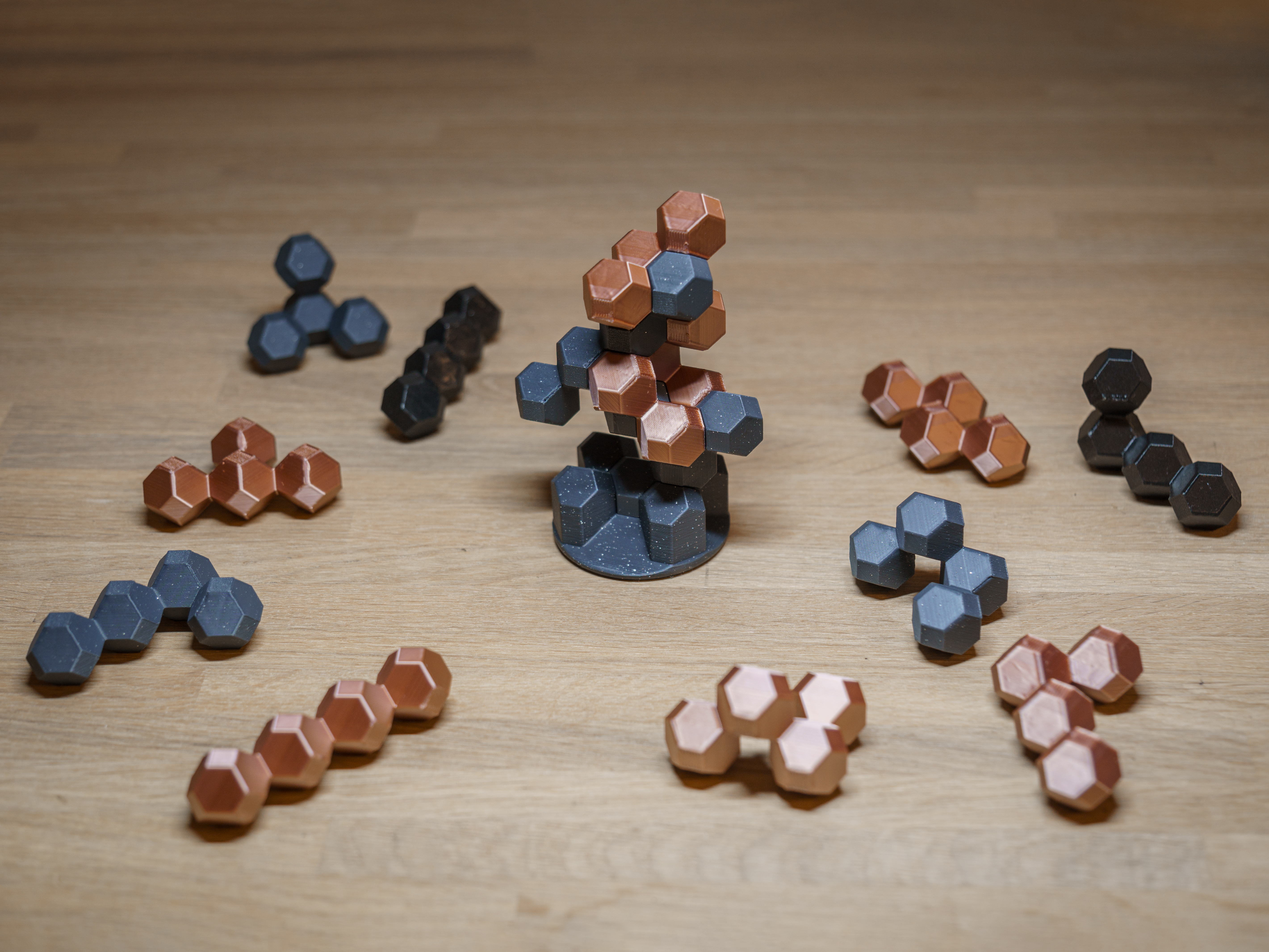 Miniatura 4 do modelo 3D HedronStack (3D balance/stacking game)