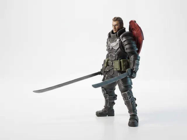 Futuristic Warrior Figurine Fantasy 3D Printable