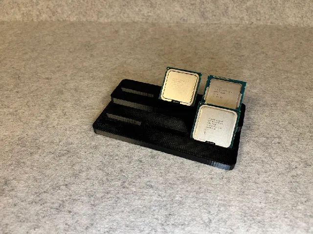 CPU processor display stand