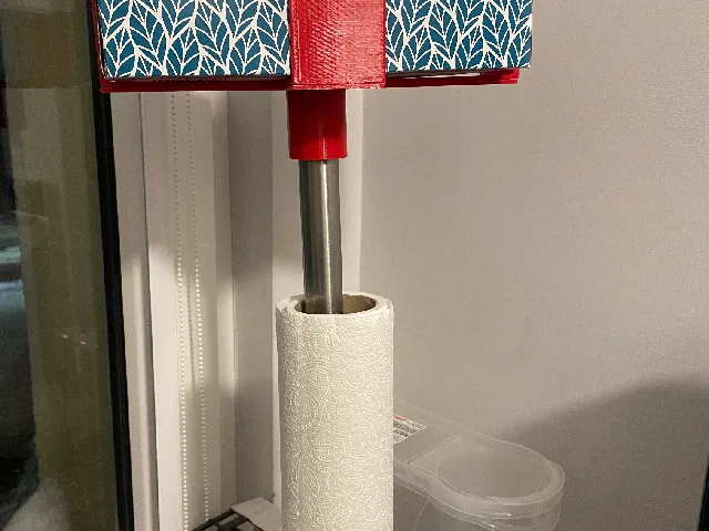 Tissue box holder – designed for kitchen roll stands (IKEA compatible)