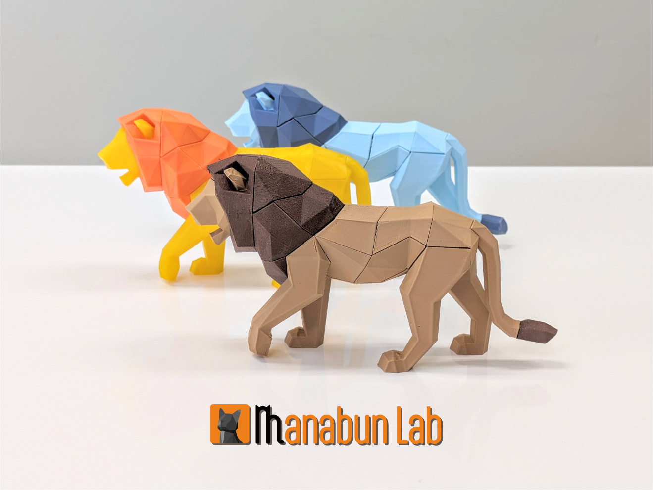 Low Poly Lion Puzzle — miniatura 3