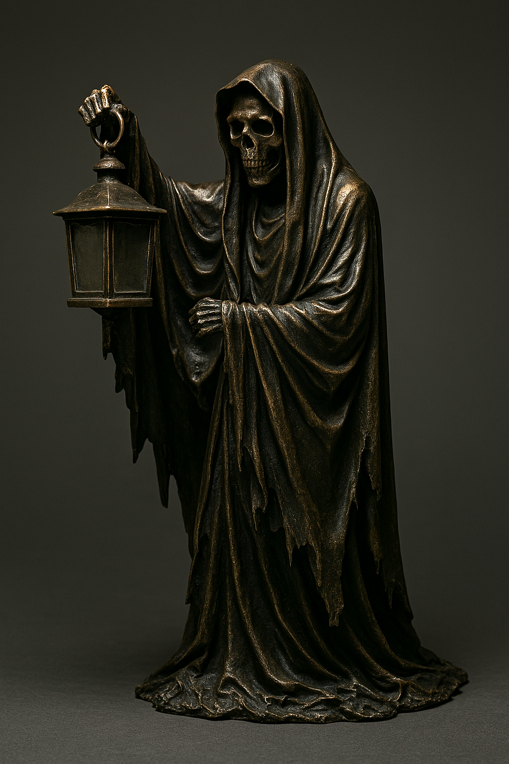 Mysterious death statue