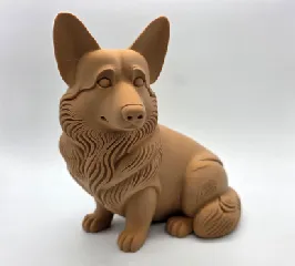 Sitting Corgi