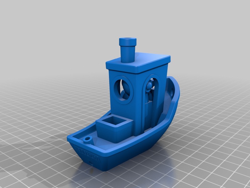 Marvin in 3DBenchy