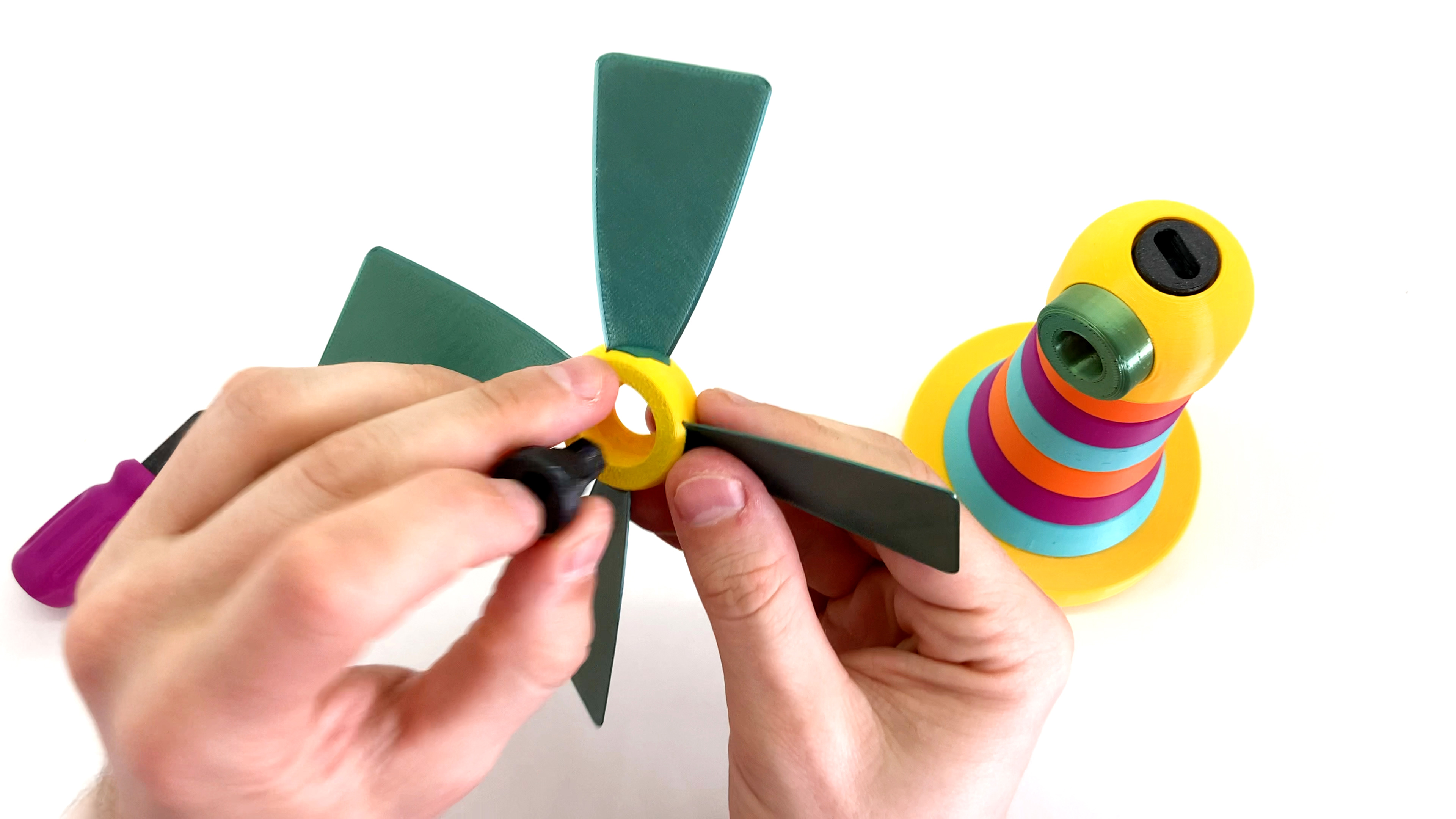 Miniatura 3 do modelo 3D 3d printed Assembly Windmill
