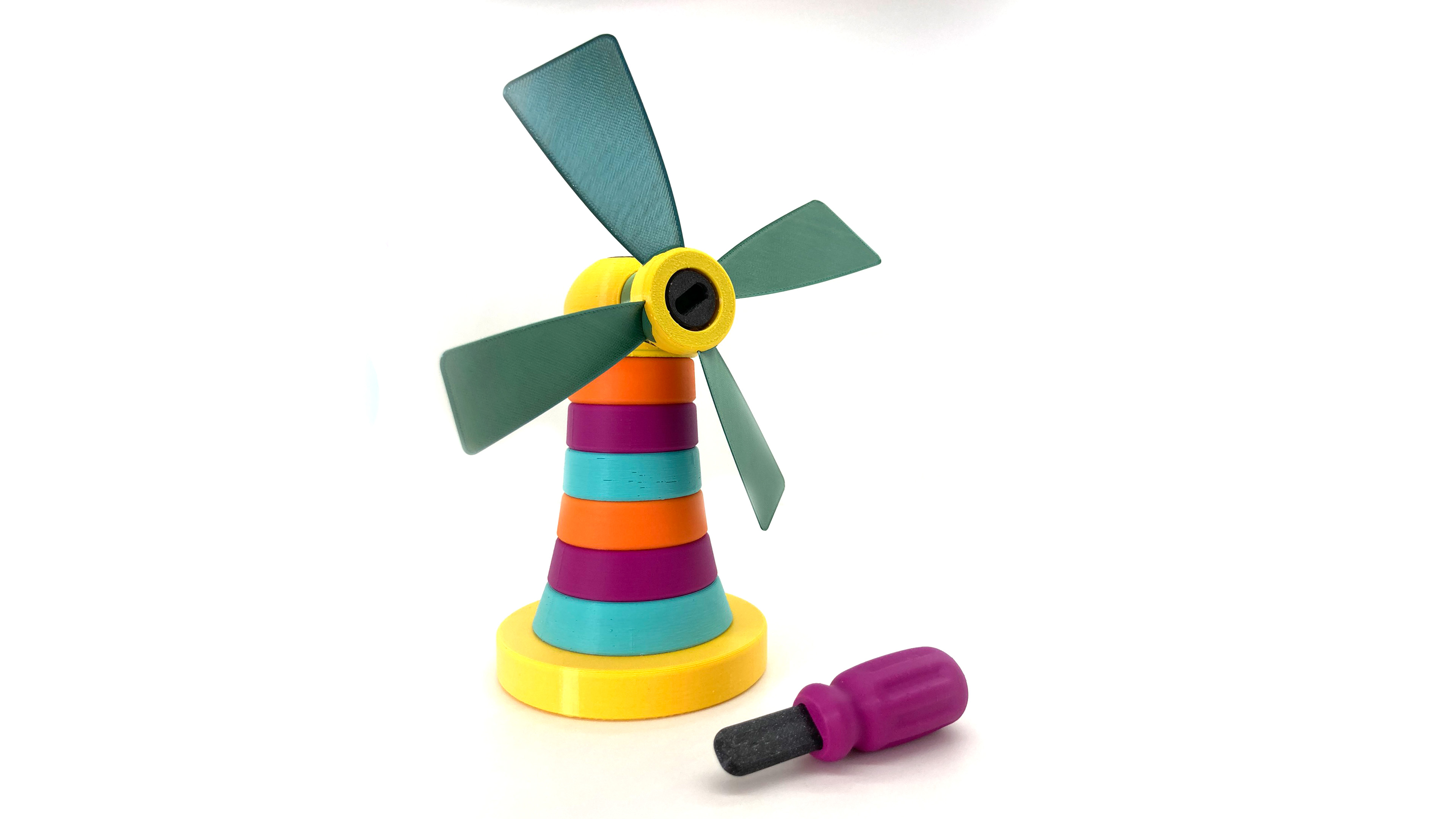 Miniatura 2 do modelo 3D 3d printed Assembly Windmill