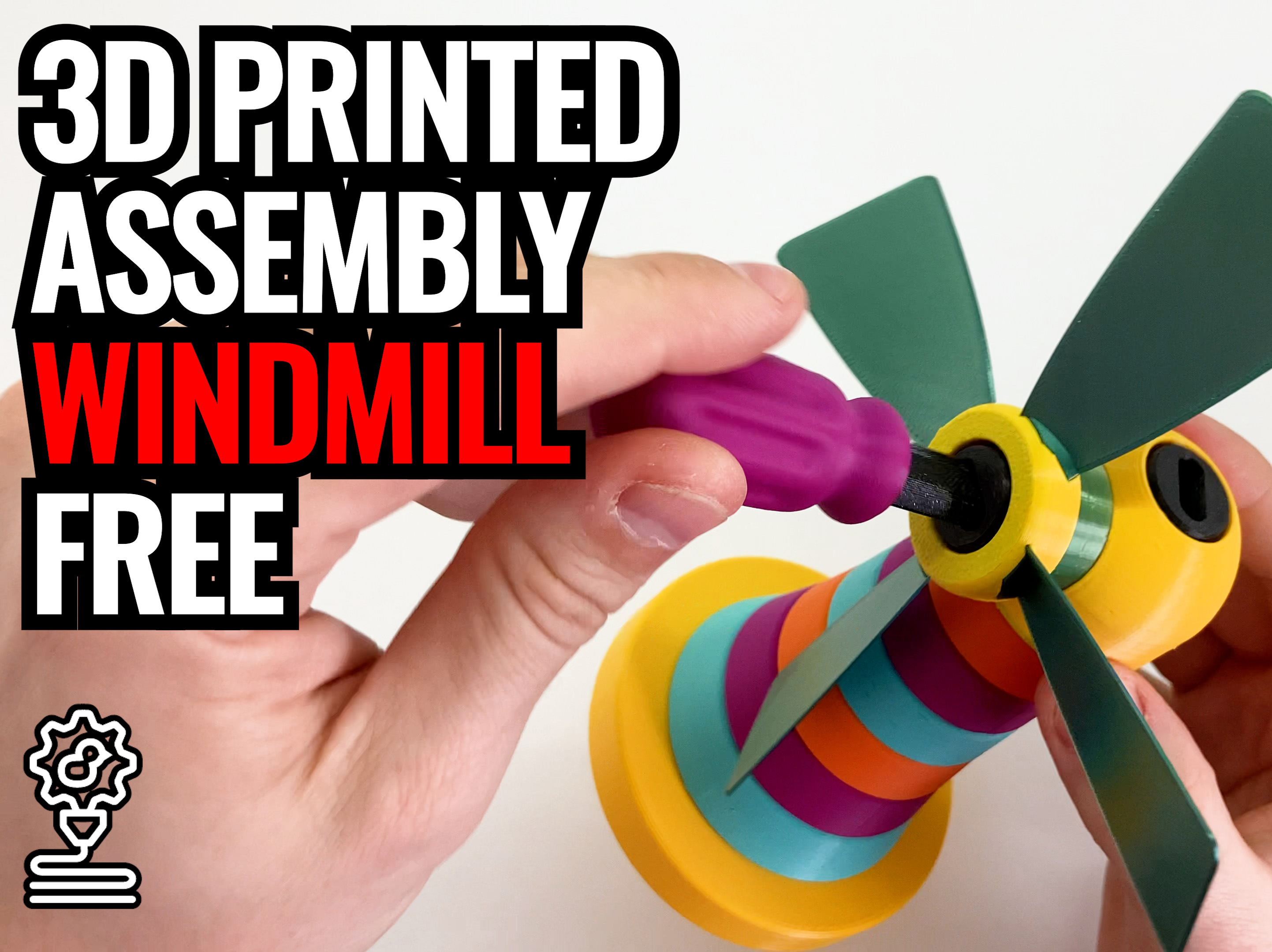3d printed Assembly Windmill