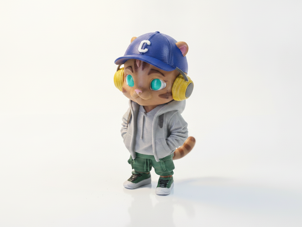 Cool Cub Bear Figurine Animal 3D Printable