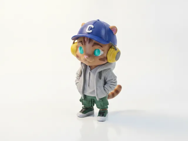 Cool Cub Bear Figurine Animal 3D Printable