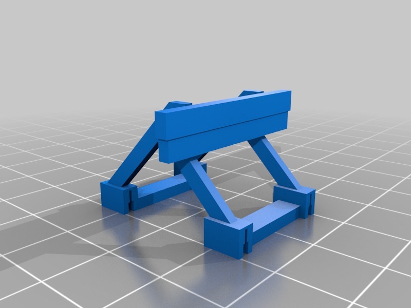 Miniatura 2 do modelo 3D H0 scale buffer stop
