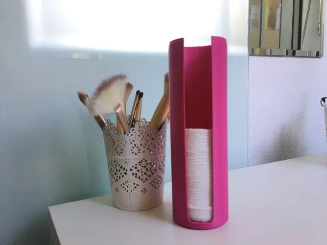 Cotton wool pads container extended