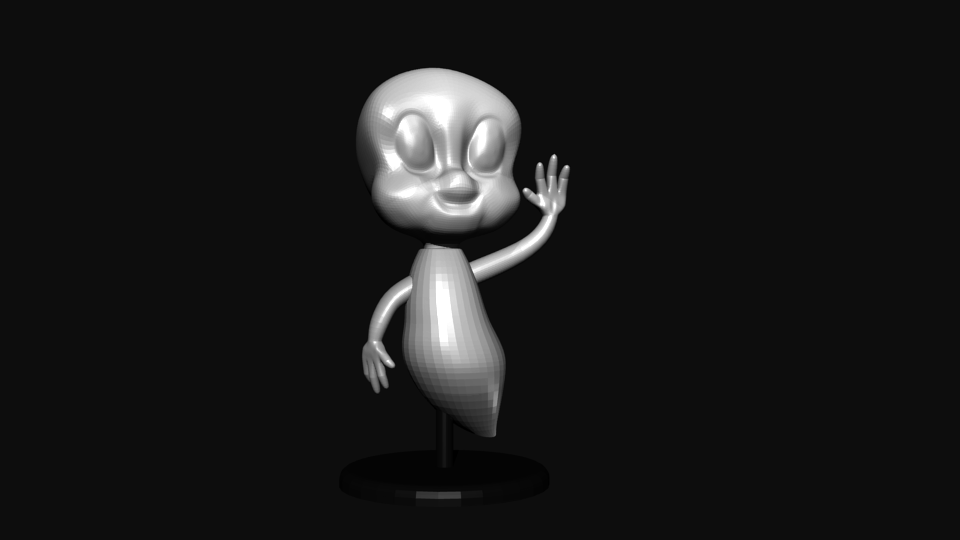 Miniatura 4 do modelo 3D Casper the Friendly Ghost