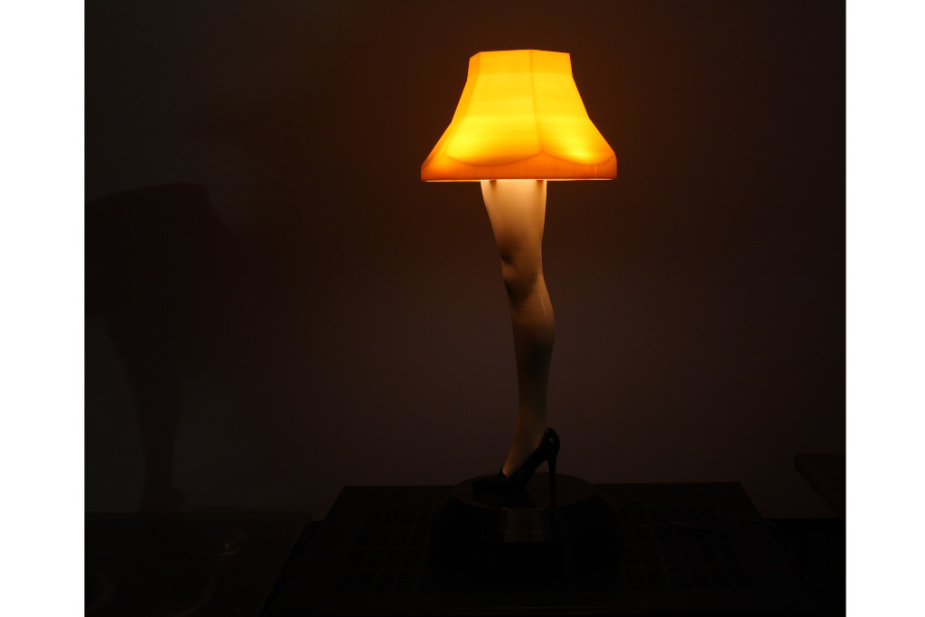 A Christmas Story Leg Lamp - Biggerized